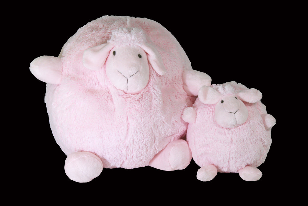 Pink ball-shape sheep large