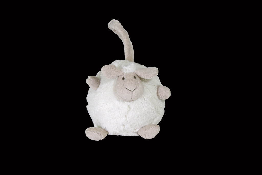 White ball sheep small white