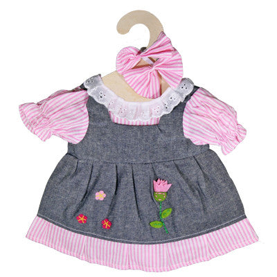 Dolls Clothes grey and pink